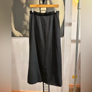 Maison Martin Margiela White Tag Grey and Black Wool Skirt Alpaca 44